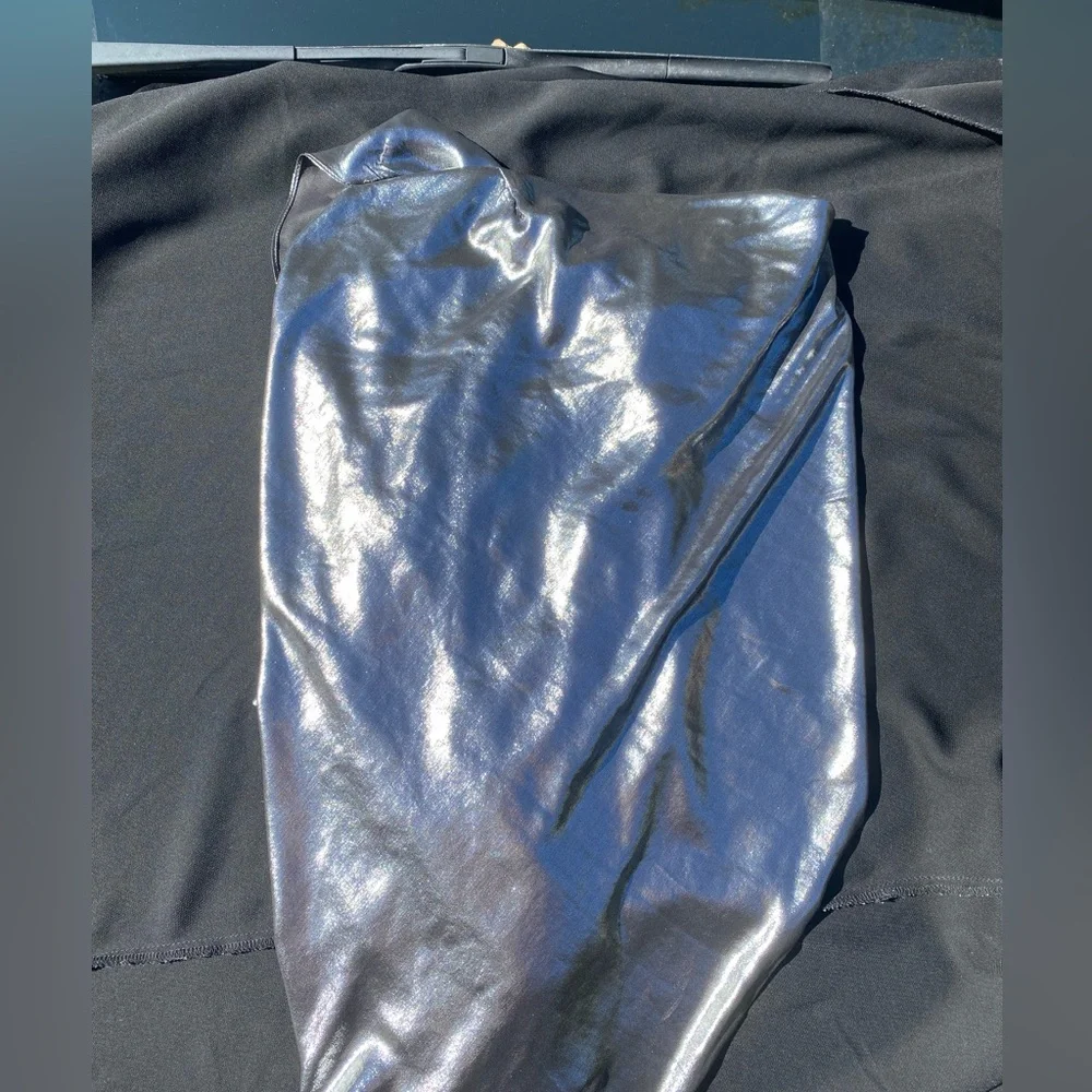 ZARA ASYMMETRIC SILVER METALLIC TOP XS/NWT - Picture 11 of 14